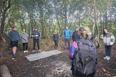 Group on the Tyne Derwent Way